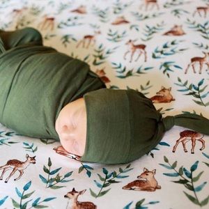 Milkmaid Goods Fern Swaddle Set